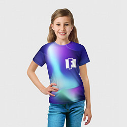 Футболка детская Fortnite northern cold, цвет: 3D-принт — фото 2