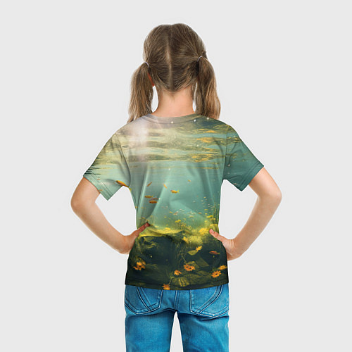 Детская футболка Рыбки в море / 3D-принт – фото 6
