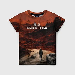 Футболка детская AC DC Highway to hell, цвет: 3D-принт