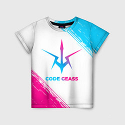 Футболка детская Code Geass neon gradient style, цвет: 3D-принт