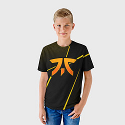 Футболка детская Fnatic - csgo - gold edition, цвет: 3D-принт — фото 2