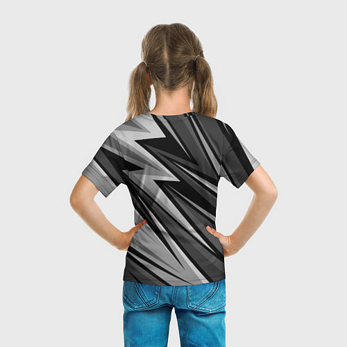 Детская футболка Fnatic - монохромная / 3D-принт – фото 6