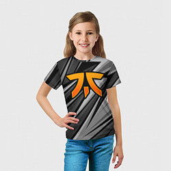 Футболка детская Fnatic - монохромная, цвет: 3D-принт — фото 2