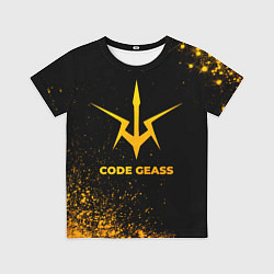 Футболка детская Code Geass - gold gradient, цвет: 3D-принт