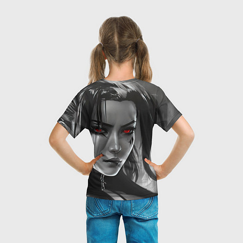 Детская футболка Корпоративная ведьма / 3D-принт – фото 6