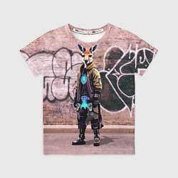 Футболка детская Dude kangaroo - Bronx - New York, цвет: 3D-принт