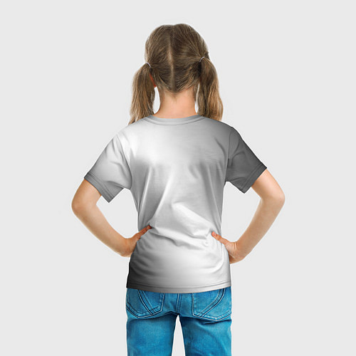 Детская футболка Darling in the FranXX glitch на светлом фоне: надп / 3D-принт – фото 6