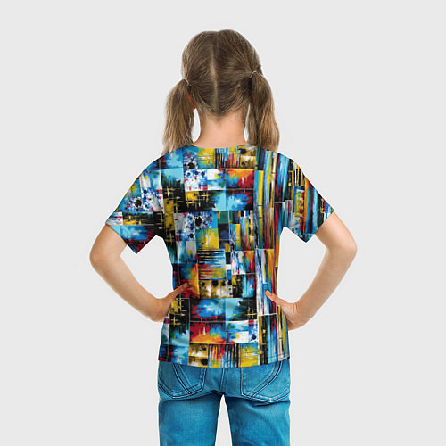 Детская футболка Современная живопись / 3D-принт – фото 6