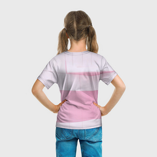 Детская футболка Rose Black pink / 3D-принт – фото 6