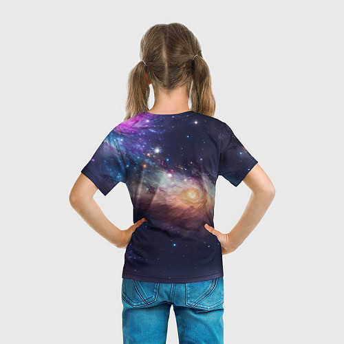 Детская футболка Комическое пространство / 3D-принт – фото 6