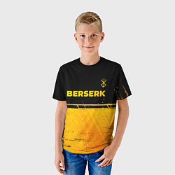 Футболка детская Berserk - gold gradient: символ сверху, цвет: 3D-принт — фото 2