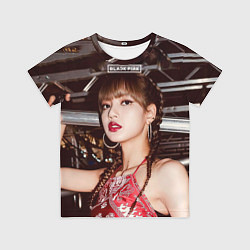 Футболка детская Lisa Blackpink, цвет: 3D-принт