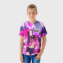 Футболка детская Rose Blackpink, цвет: 3D-принт — фото 2