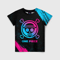 Футболка детская One Piece - neon gradient, цвет: 3D-принт