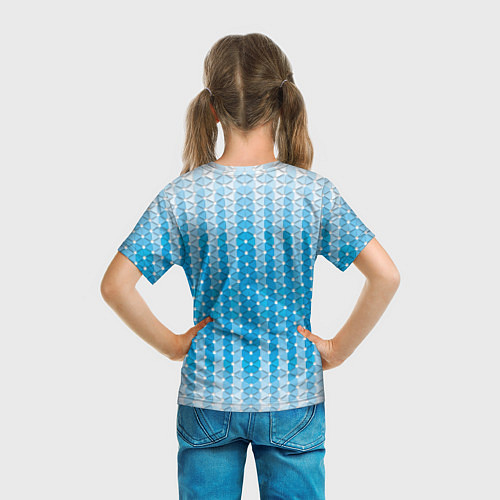 Детская футболка Blue vibe / 3D-принт – фото 6