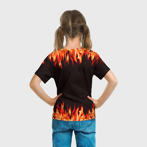 Детская футболка Fire Roblox / 3D-принт – фото 6
