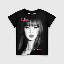 Футболка детская Blackpink Lisa Portrait, цвет: 3D-принт