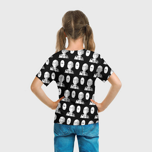 Детская футболка Saitama - ok pattern / 3D-принт – фото 6
