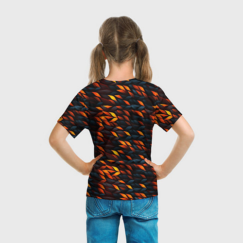 Детская футболка Rose Blackpink / 3D-принт – фото 6