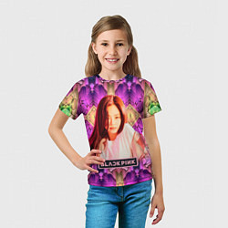 Футболка детская Дженни кпоп Блэкпинк, цвет: 3D-принт — фото 2