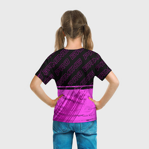 Детская футболка Fortnite pro gaming: символ сверху / 3D-принт – фото 6
