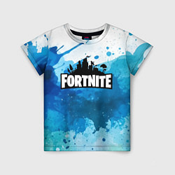 Футболка детская Fortnite Logo Paint, цвет: 3D-принт