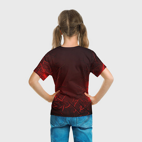 Детская футболка CSGO logo dark red / 3D-принт – фото 6