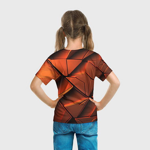 Детская футболка CSGO orange logo / 3D-принт – фото 6