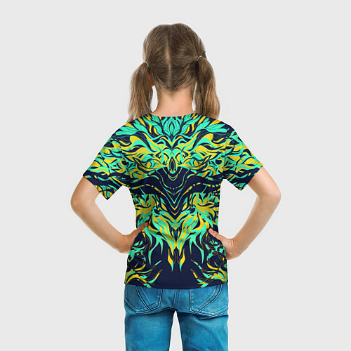 Детская футболка Сияние узора / 3D-принт – фото 6
