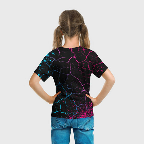 Детская футболка Bleach - neon gradient / 3D-принт – фото 6