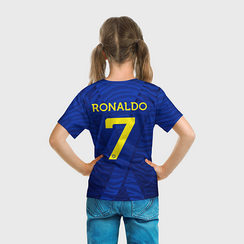 Детская футболка Криштиану Роналду Аль Наср / 3D-принт – фото 6