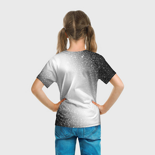 Детская футболка Akira glitch на светлом фоне / 3D-принт – фото 6