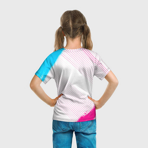 Детская футболка Genesis neon gradient style / 3D-принт – фото 6