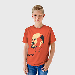 Футболка детская СССР Ленин жив, цвет: 3D-принт — фото 2