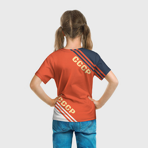 Детская футболка Ленин на красном фоне / 3D-принт – фото 6