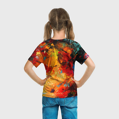 Детская футболка Клоун девушка / 3D-принт – фото 6