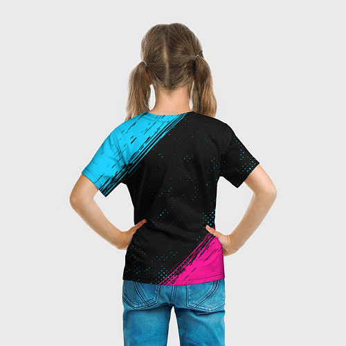Детская футболка Danganronpa - neon gradient / 3D-принт – фото 6
