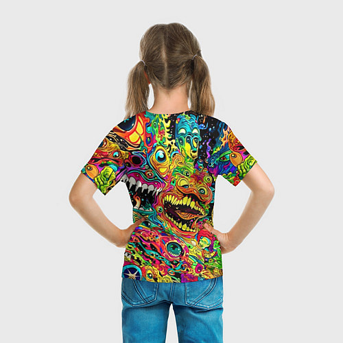Детская футболка Психоделические галлюцинации / 3D-принт – фото 6