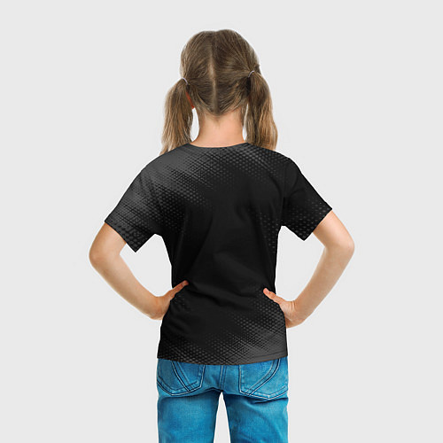 Детская футболка Akira glitch на темном фоне / 3D-принт – фото 6