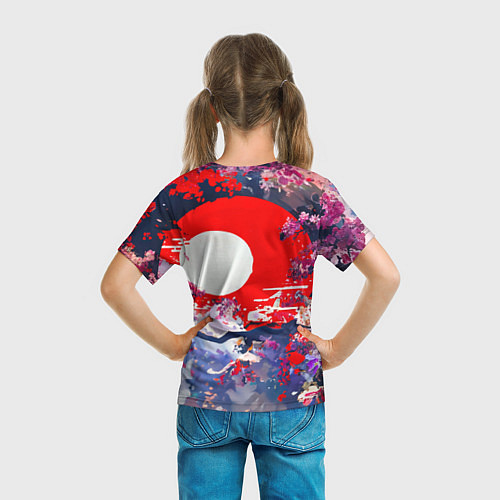 Детская футболка Кокушибо первая луна - Клинок рассекающий демонов / 3D-принт – фото 6