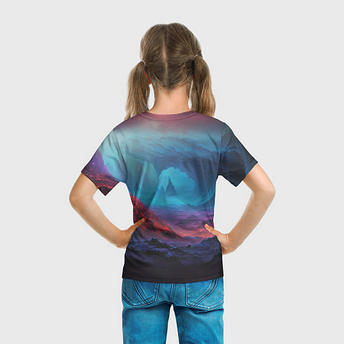 Детская футболка Четвертое измерение / 3D-принт – фото 6