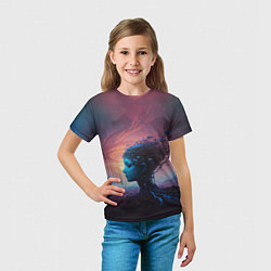 Футболка детская Четвертое измерение, цвет: 3D-принт — фото 2