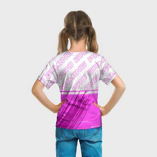 Детская футболка Roblox pro gaming: символ сверху / 3D-принт – фото 6