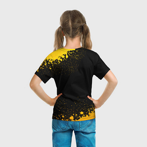 Детская футболка Beastars - gold gradient / 3D-принт – фото 6