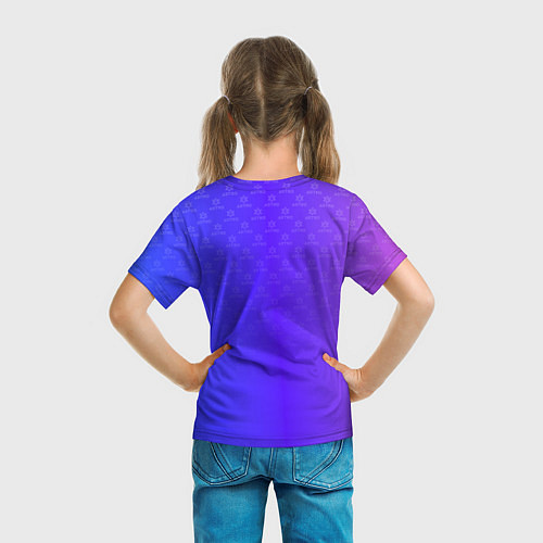 Детская футболка Astro pattern / 3D-принт – фото 6