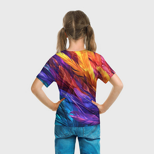 Детская футболка Яркие крылья / 3D-принт – фото 6