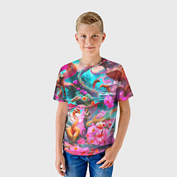 Футболка детская Фантазия сон, цвет: 3D-принт — фото 2