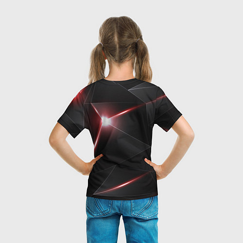 Детская футболка Baldurs Gate 3 logo black red / 3D-принт – фото 6