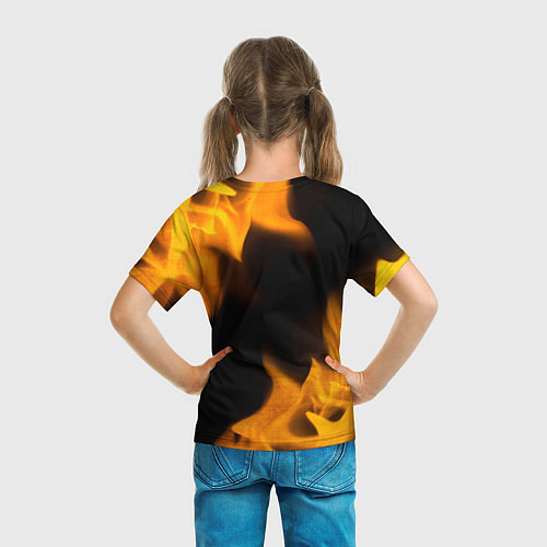 Детская футболка The Last Of Us - gold gradient / 3D-принт – фото 6