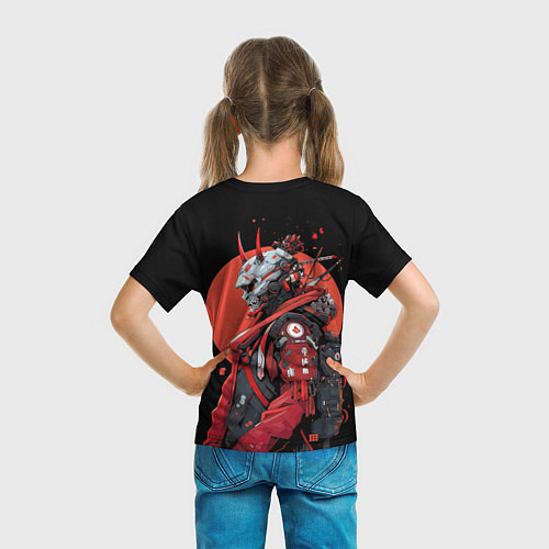 Детская футболка Демонический киборг / 3D-принт – фото 6